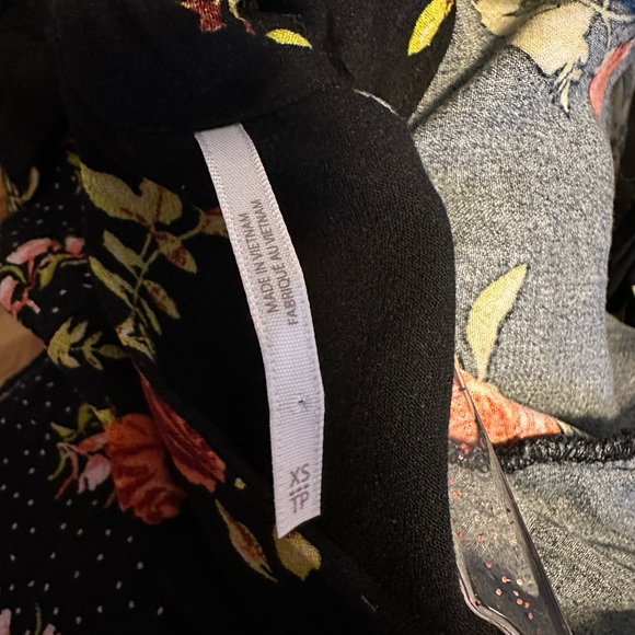 NWOT FREE PEOPLE Floral TATE HiNeck Tunic OpenBack Mini Dress - Picture 6 of 7